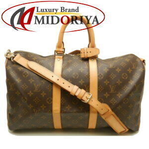 Louis Vuitton Monogram Keepall Bandouliere Brown Boston Bag
